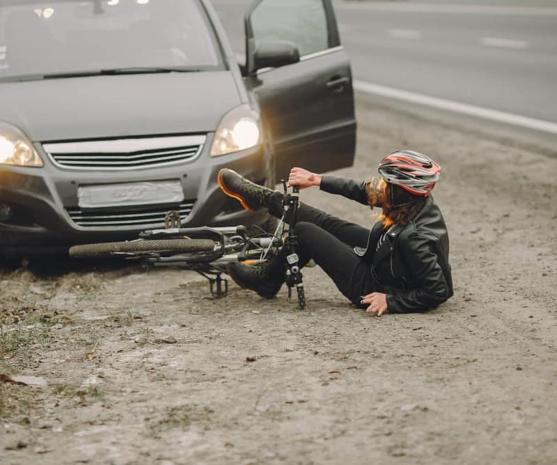 accidente de bicicleta