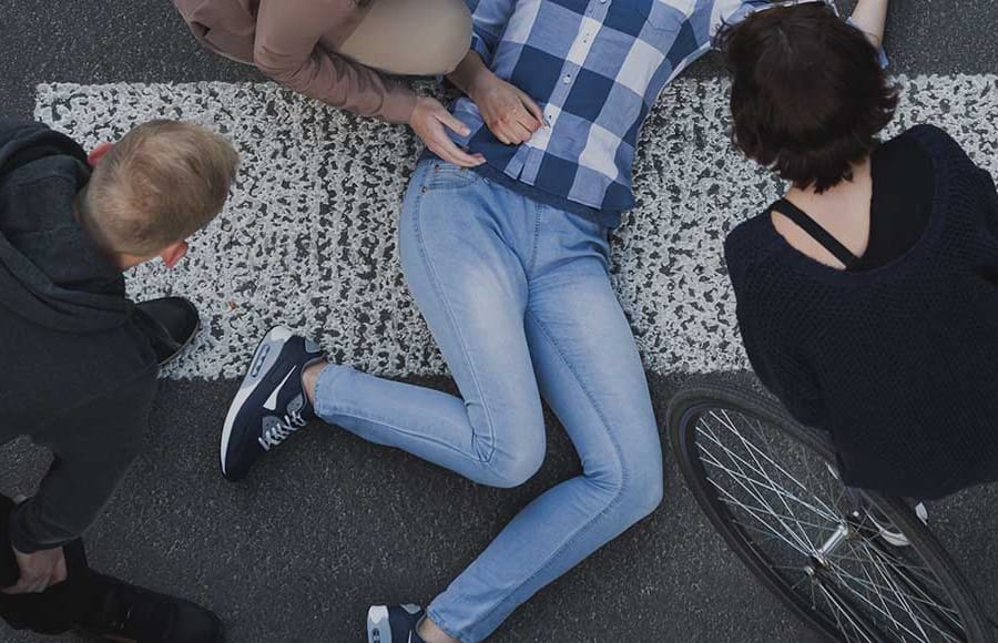 lesiones tras un accidente de tráfico
