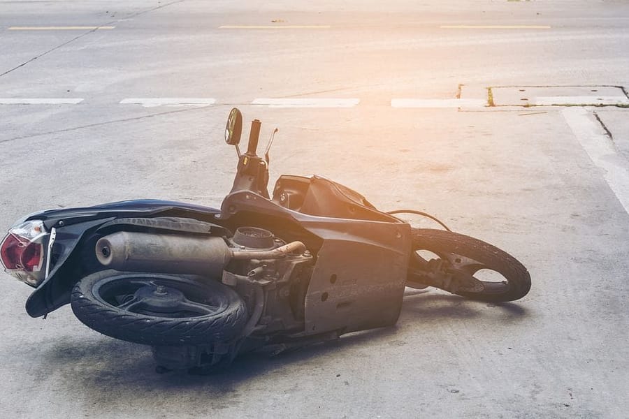 accidente de moto