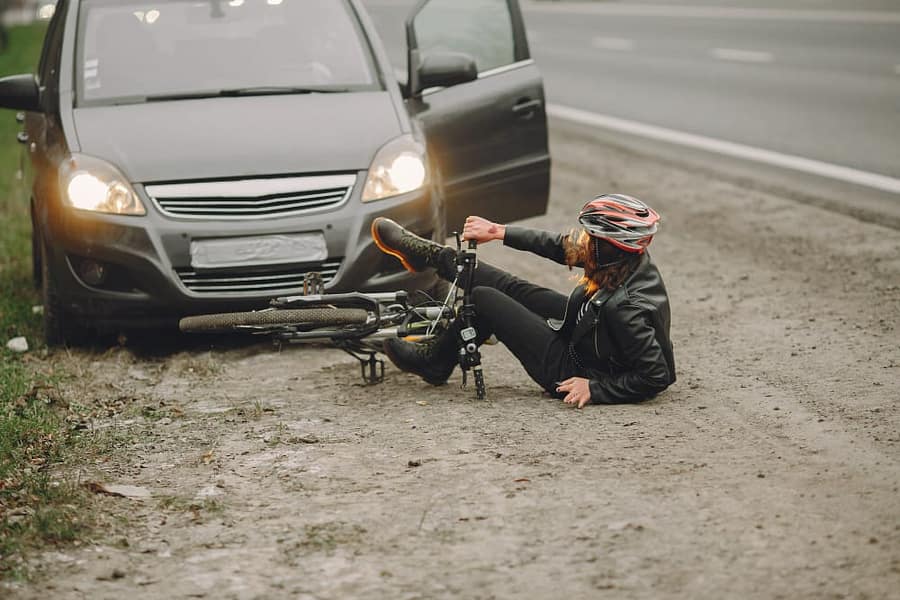 accidente de bicicleta