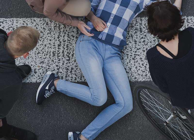 lesiones tras un accidente de tráfico