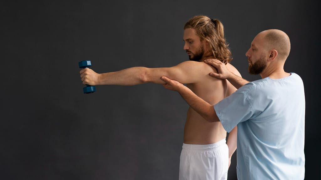 terapia de masaje para el dolor de hombro