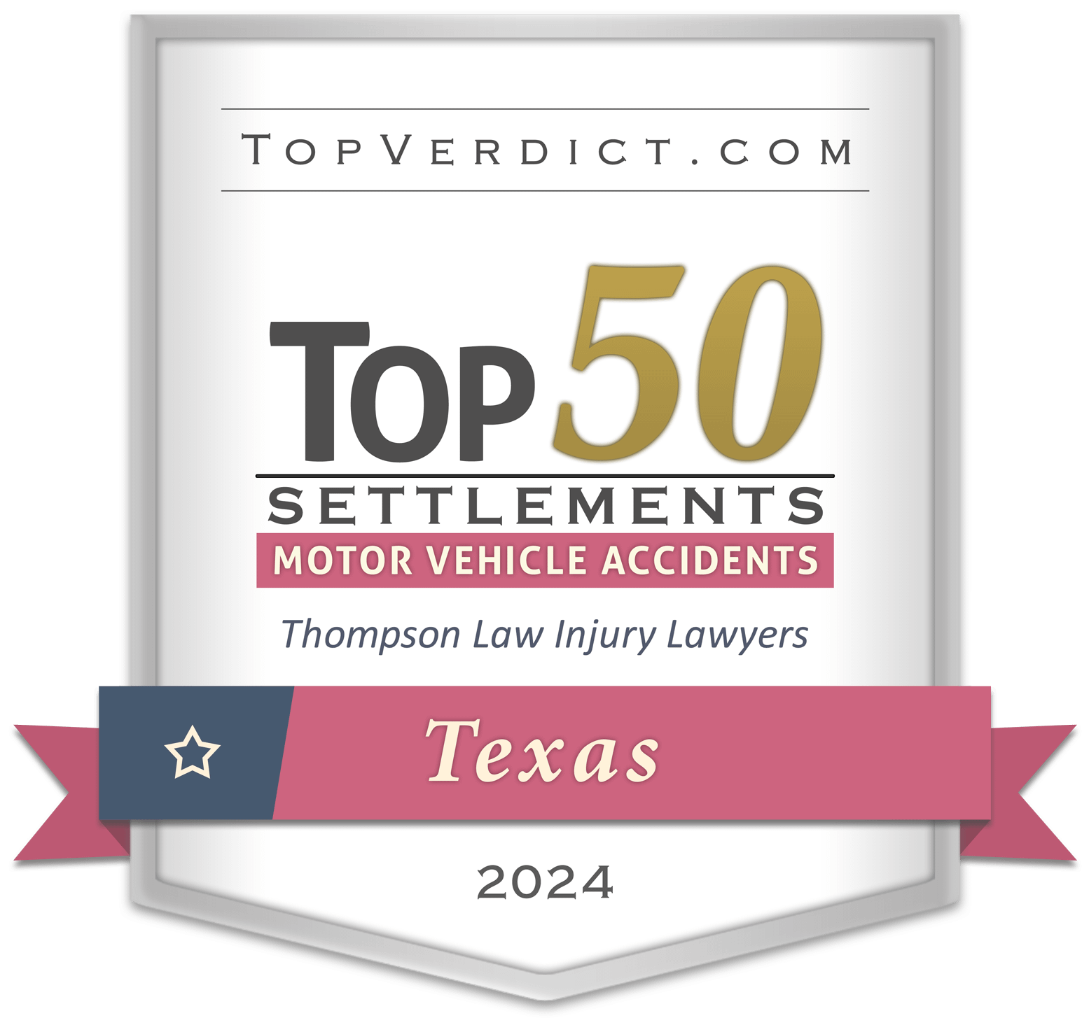 Top 50 Motor Vehicle Accident Settlements in Texas in 2024