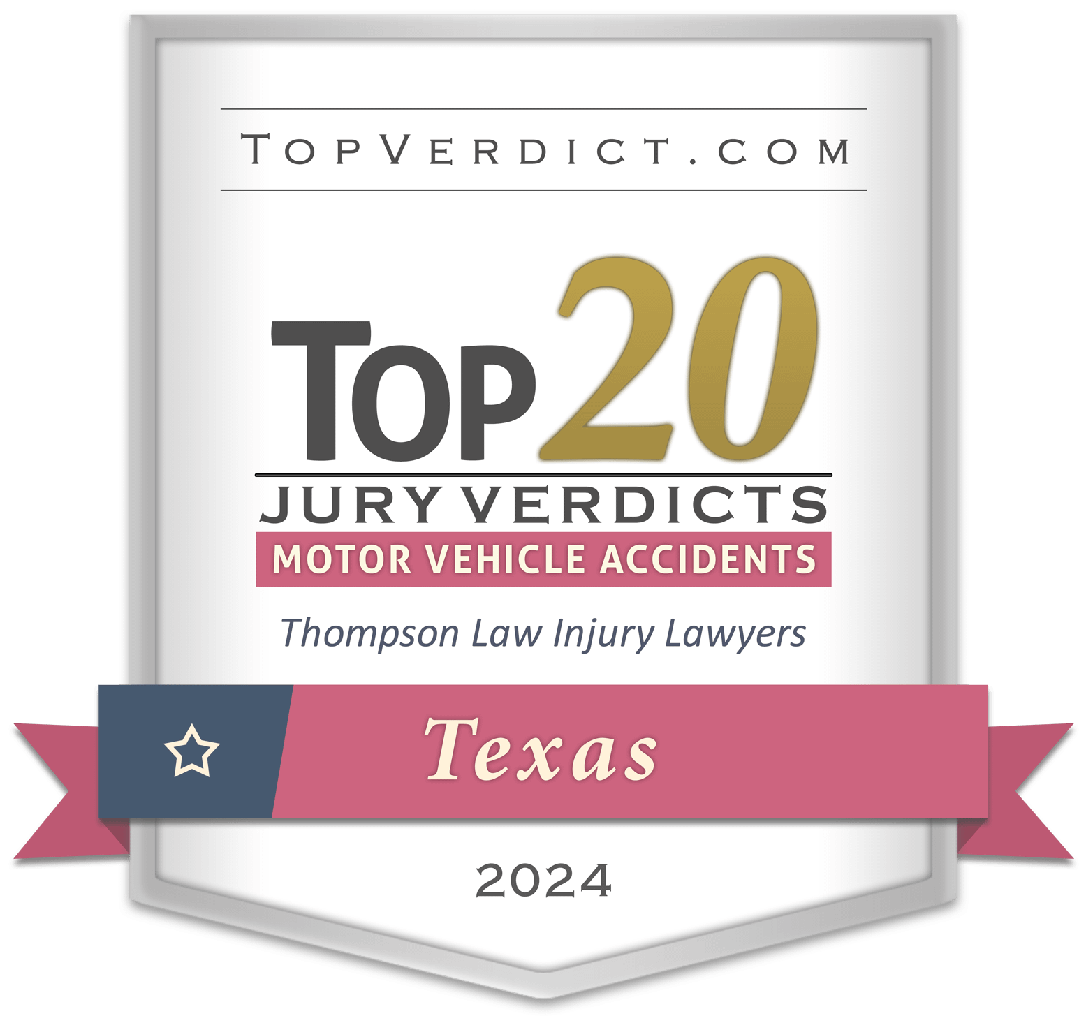 Top 20 Motor Vehicle Accident Verdicts in Texas in 2024