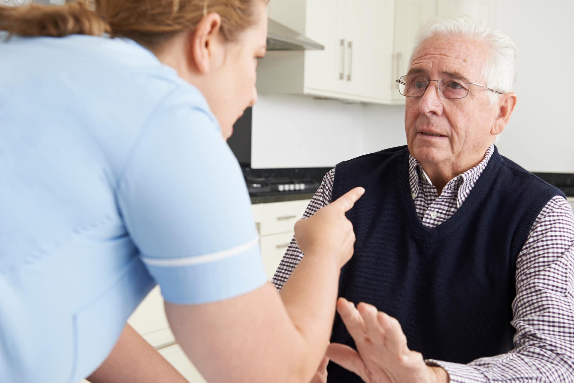 Care Worker Mistreating Elderly Man - Texas Nursing Home Abuse Lawyers