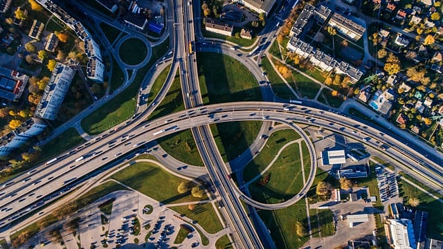 Highway Aerial Photo
