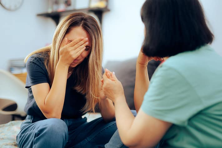 Woman crying - Crowley Wrongful Death Lawyers