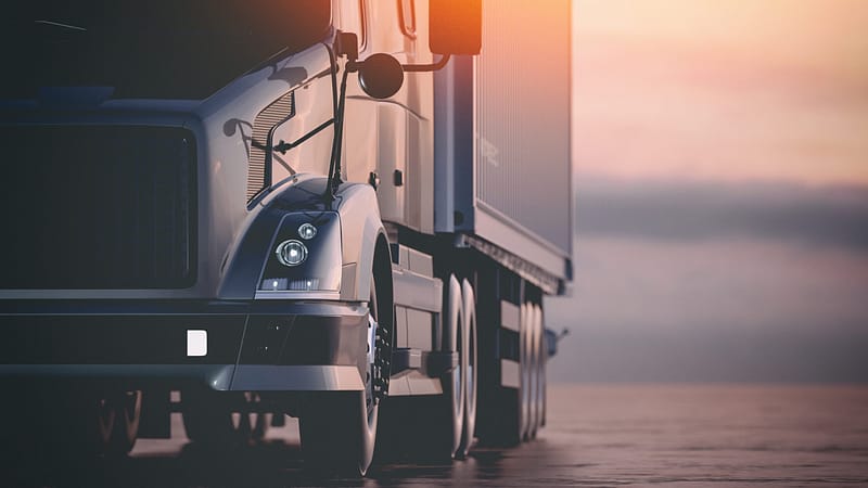 The truck runs on the highway. 3d render and illustration. Canyon Lake Truck Accident Lawyers