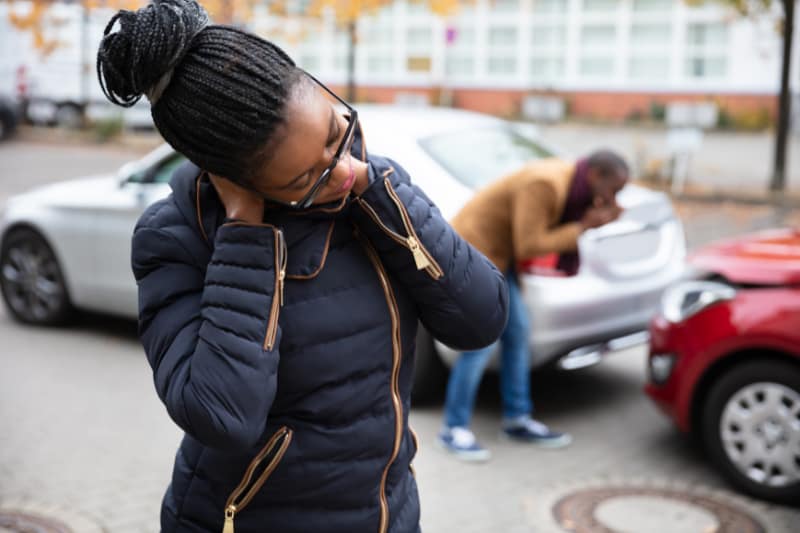 women back neck injury car accident. Personal Injury Case