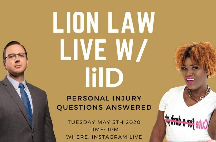 Lion Law Live with Lild - Personal Injury Questions Answered